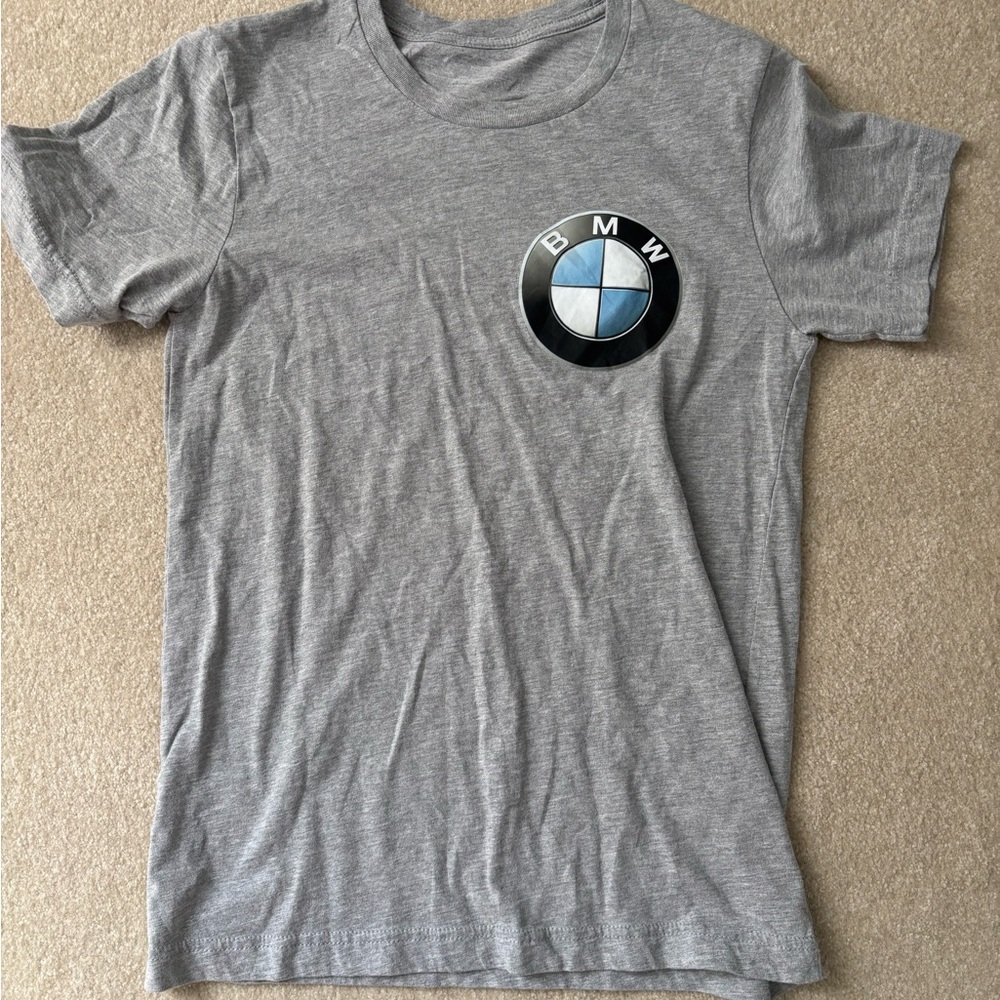 BMW Logo Gray Short Sleeve Tee